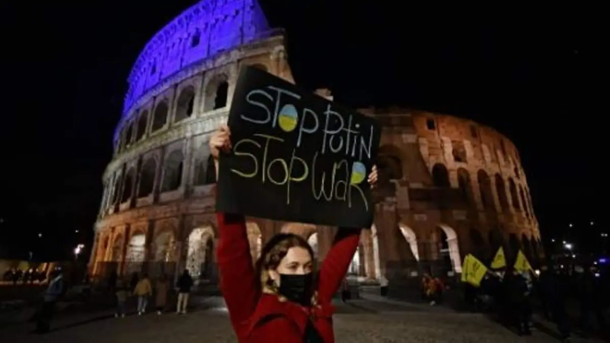 Protestas mundo ucrania-AFP